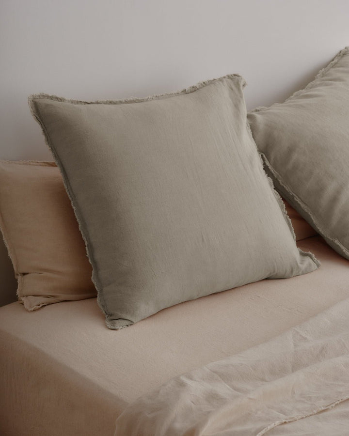 Flocca Euro Linen Pillowcase | Cep - Suzie Anderson Home