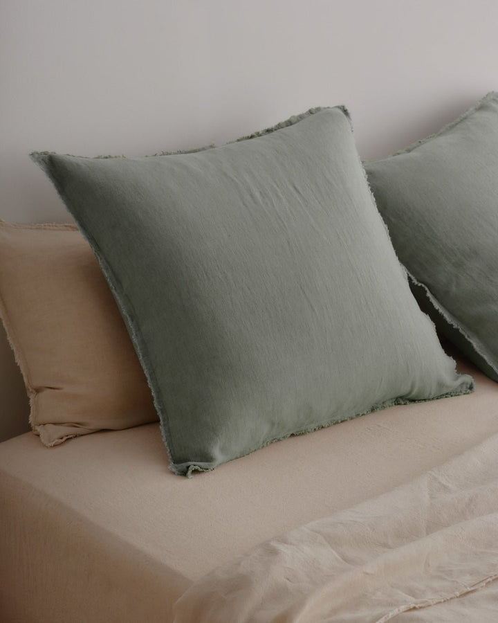 Flocca Euro Linen Pillowcase | Mare - Suzie Anderson Home