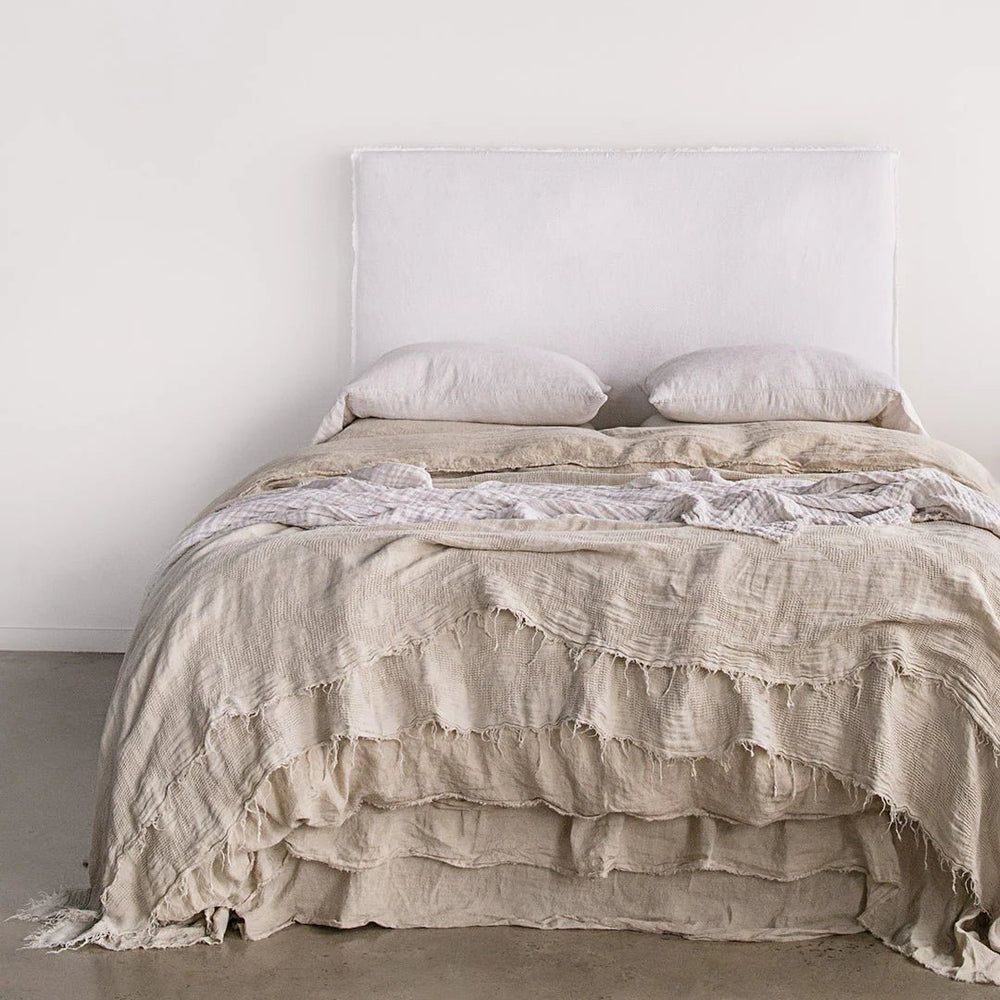 Flocca Flat Sheet | Sable - Suzie Anderson Home