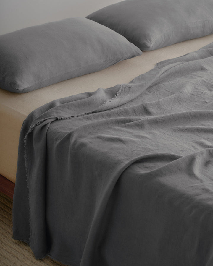 Flocca Flat Sheet | Tempest - Suzie Anderson Home