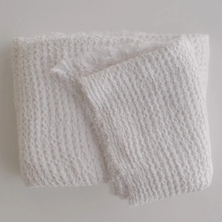 Flocca Linen Blanket | Ayrton | 230x260cm - Suzie Anderson Home