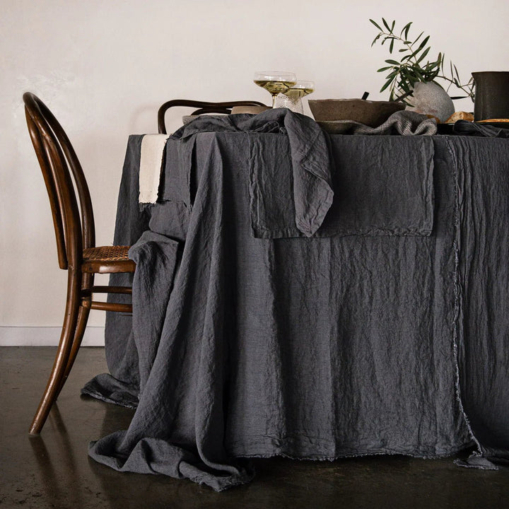 Flocca Linen Table Cloth | Tempest - Suzie Anderson Home