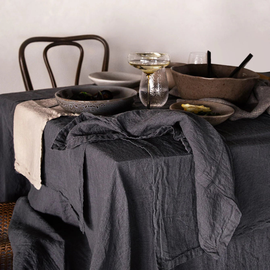 Flocca Linen Table Cloth | Tempest - Suzie Anderson Home