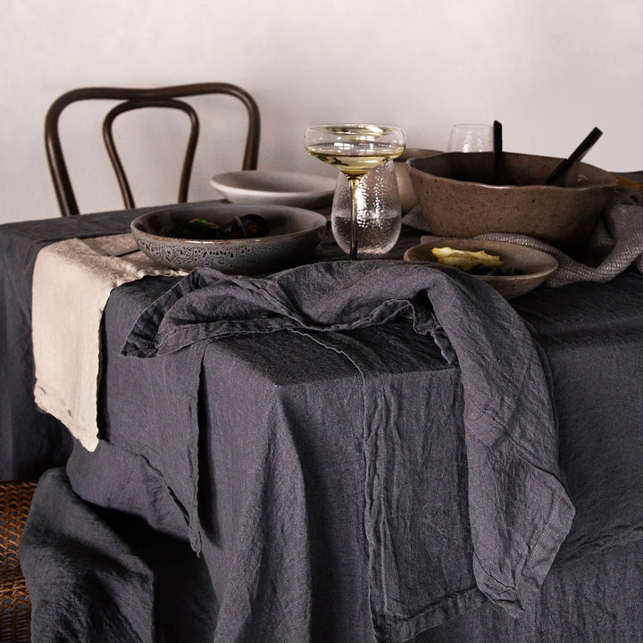 Flocca Linen Table Cloth | Tempest - Suzie Anderson Home