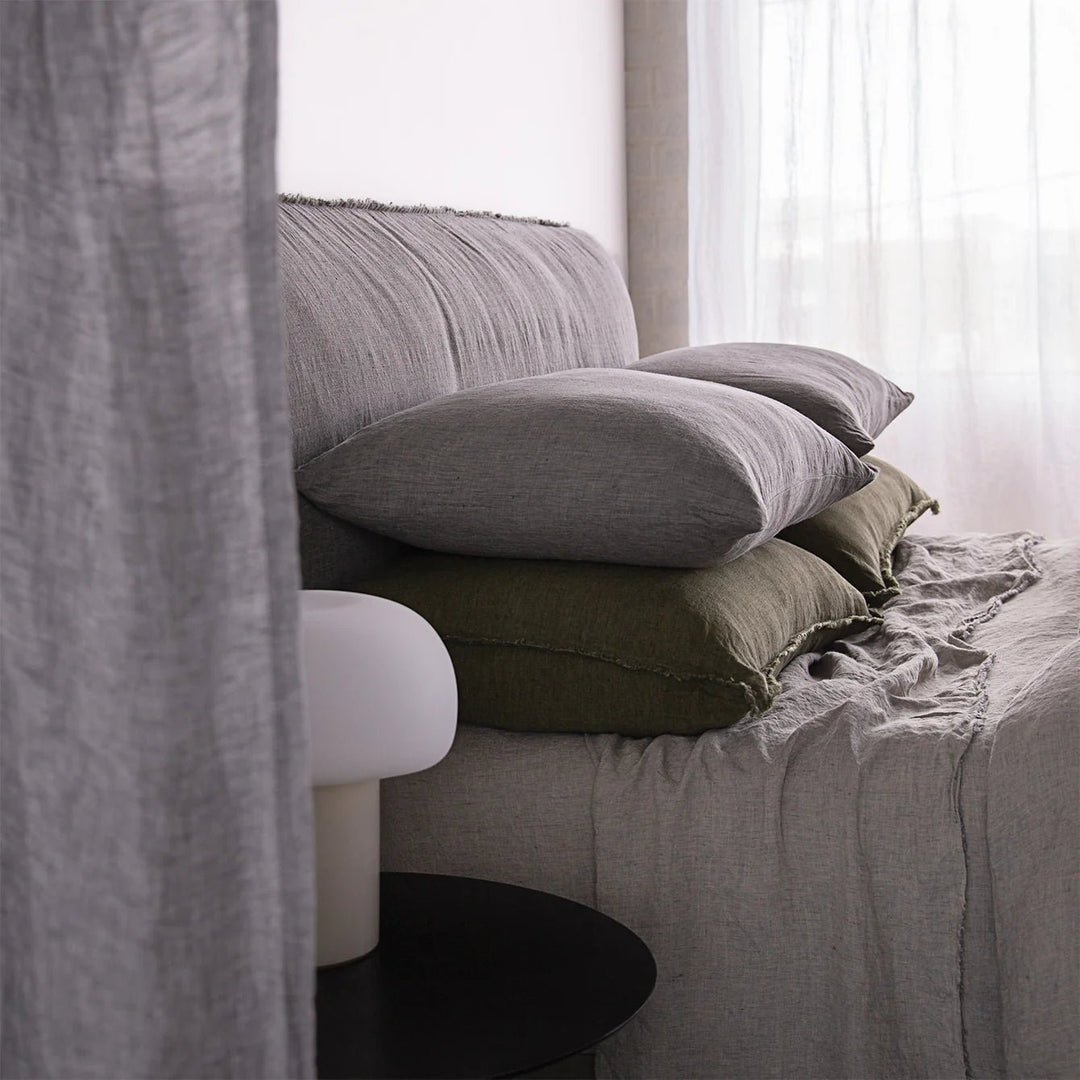 Flocca Standard Linen Pillowcase | Armee - Suzie Anderson Home