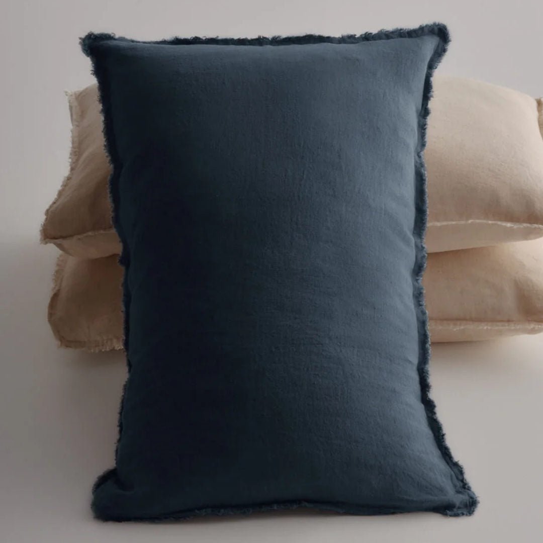 Flocca Standard Linen Pillowcase | Bateau - Suzie Anderson Home