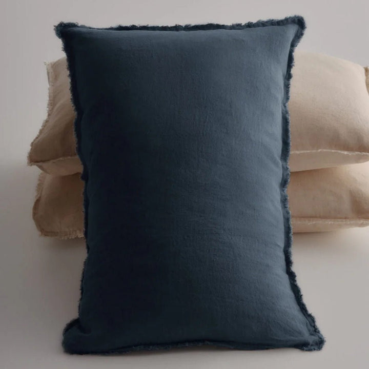 Flocca Standard Linen Pillowcase | Bateau - Suzie Anderson Home