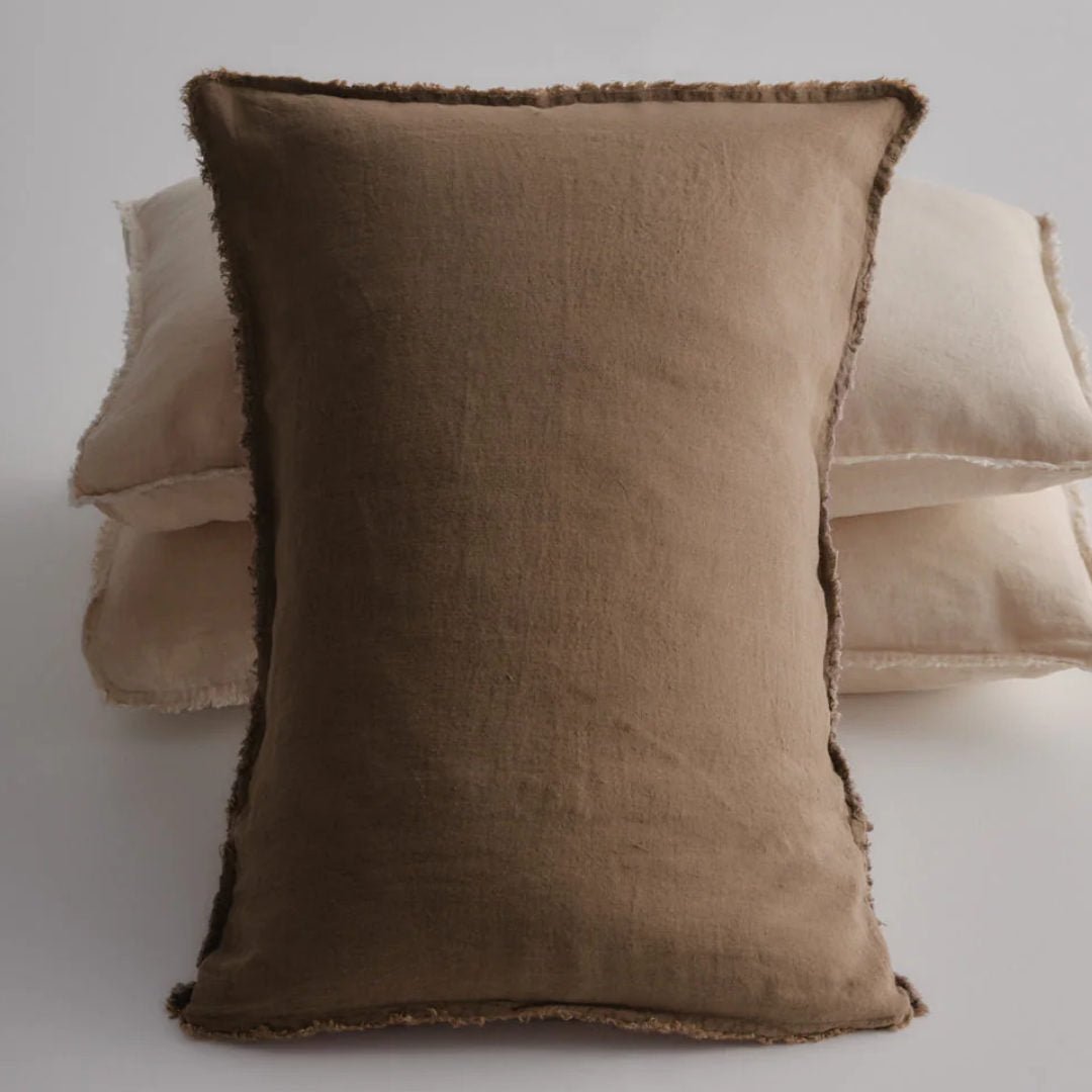 Flocca Standard Linen Pillowcase | Bere - Suzie Anderson Home