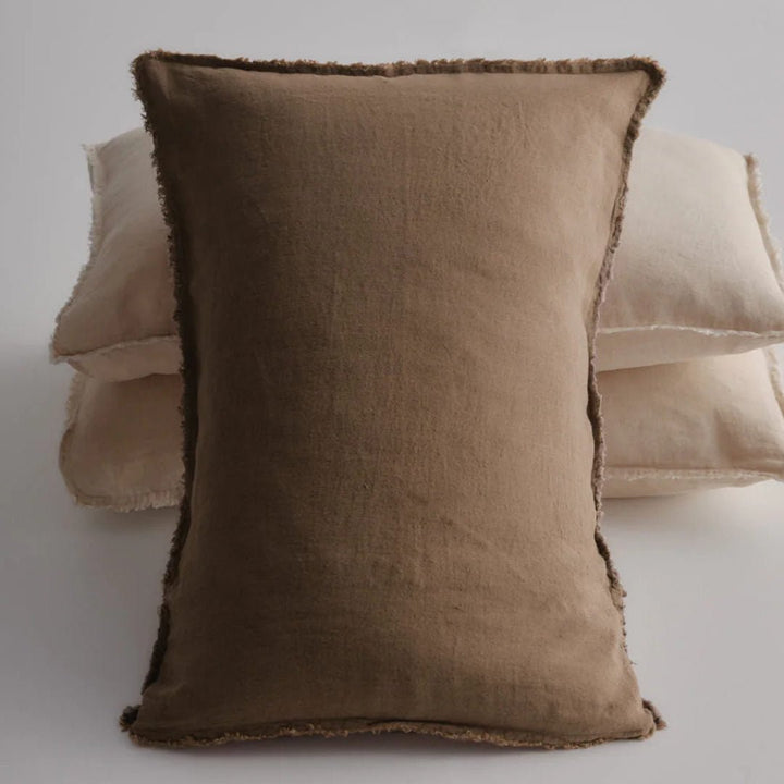 Flocca Standard Linen Pillowcase | Bere - Suzie Anderson Home
