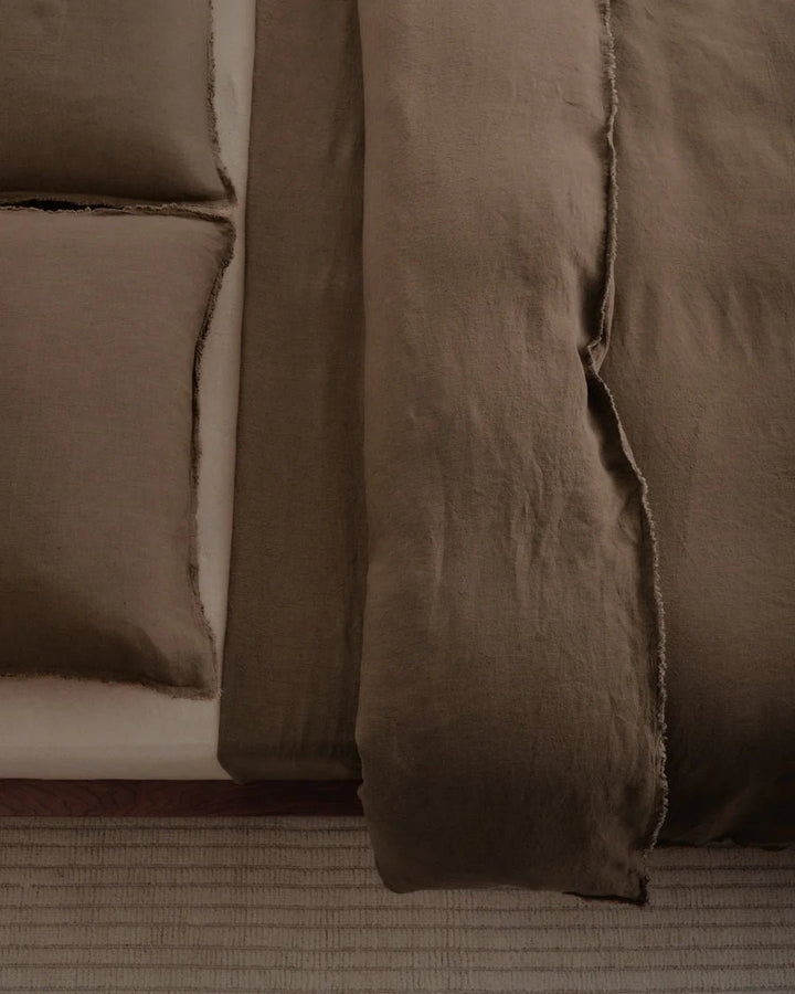 Flocca Standard Linen Pillowcase | Bere - Suzie Anderson Home