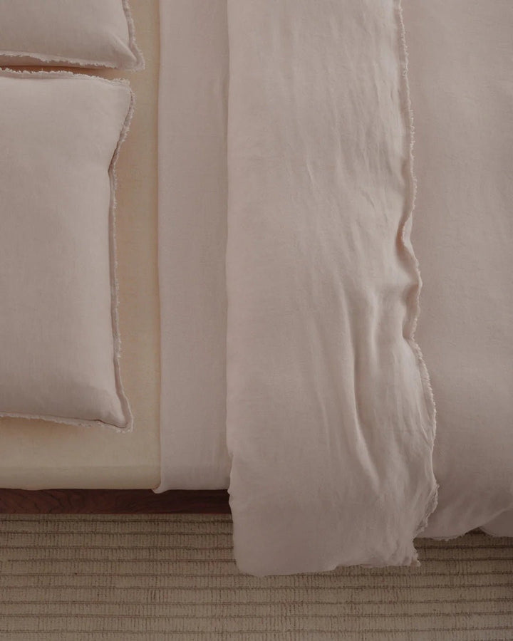 Flocca Standard Linen Pillowcase | Floss - Suzie Anderson Home