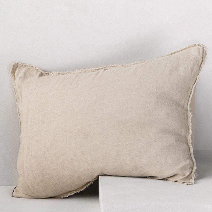 Flocca Standard Linen Pillowcase | Sable - Suzie Anderson Home