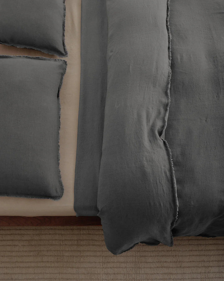 Flocca Standard Linen Pillowcase | Tempest - Suzie Anderson Home