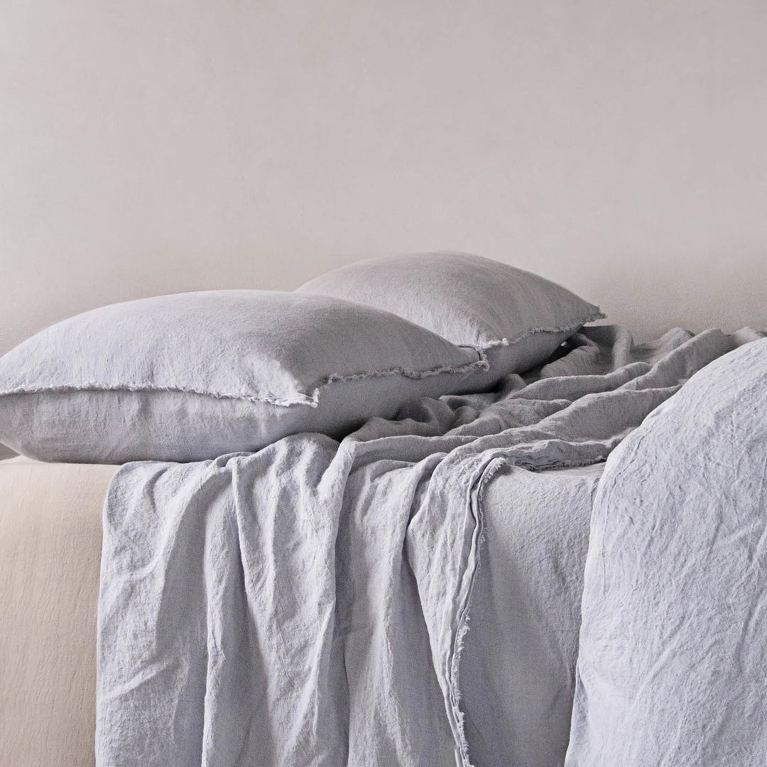 Flocca Standard Pillowcase | Fog - Suzie Anderson Home