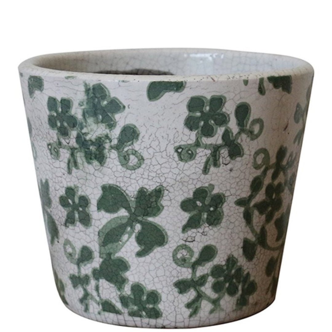 Florentine Medium Planter | Green - Suzie Anderson Home