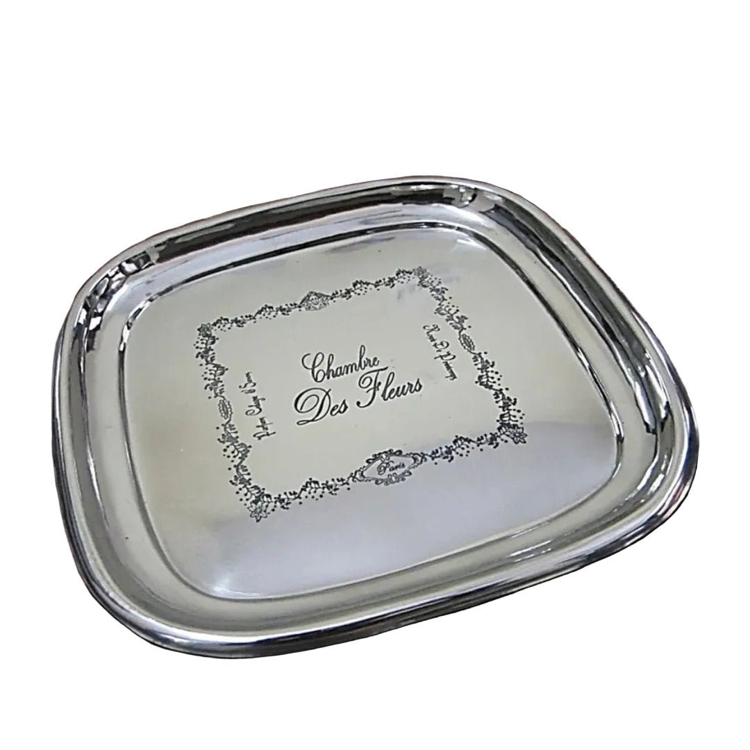 Flower Room Silver Tray 23cm - Suzie Anderson Home