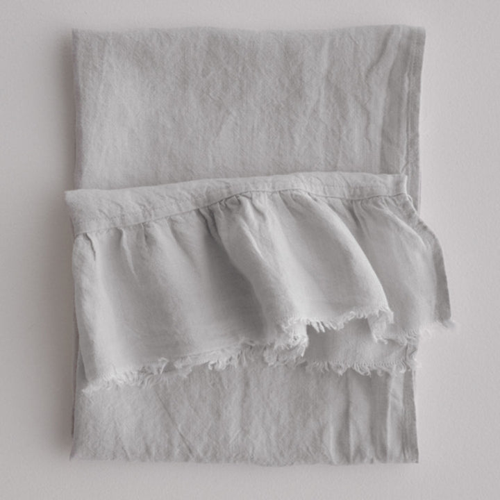 Kristine Guest Towel + Ruffle | Fog