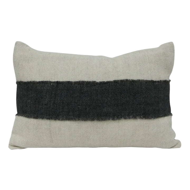 Fray Stripe Linen Cushion Cover | 40 x 60cm