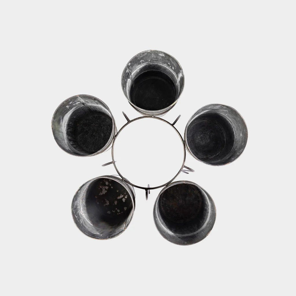 French Tin Centrepiece | Large | Indoor/Outdoor - Suzie Anderson Home