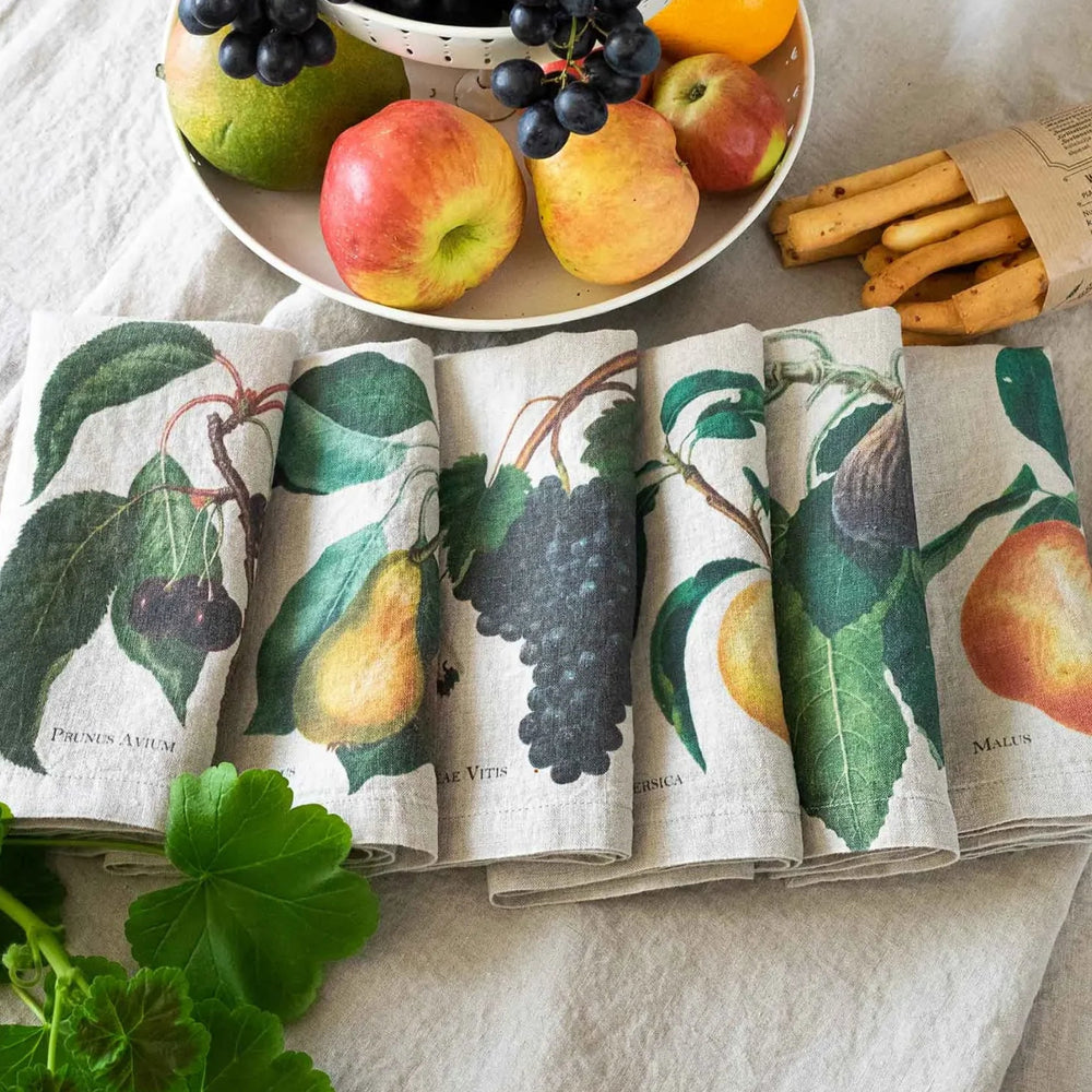 Fruits | Linen Napkin | Set of 6 Mixed - Suzie Anderson Home