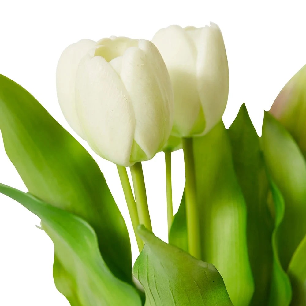 Faux White Tulip Bundle