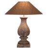 Gali Baluster Lamp Base | Old English | Hand made in The Netherlands | Grey/Black