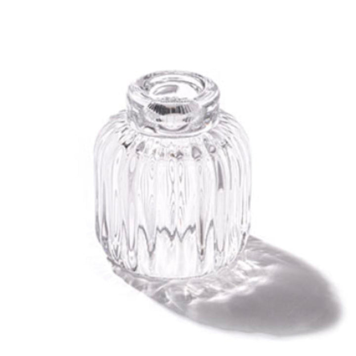 Glass Ripple 2 in 1 Candleholder | Crystal - Suzie Anderson Home