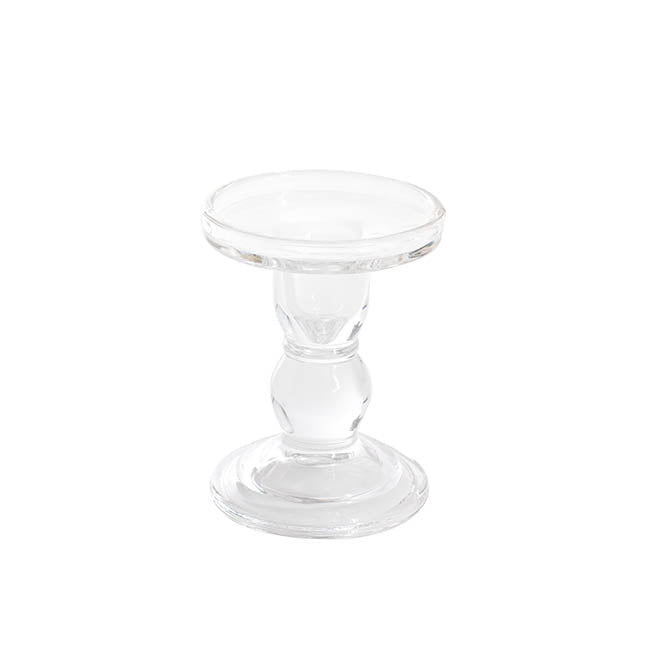 Glass Turned Candle Holder - Suzie Anderson Home