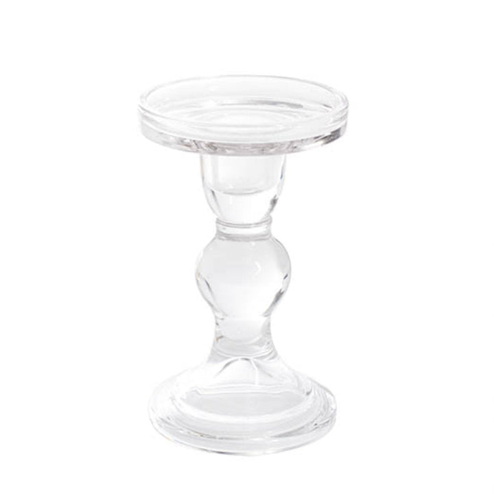 Glass Turned Candle Holder - Suzie Anderson Home