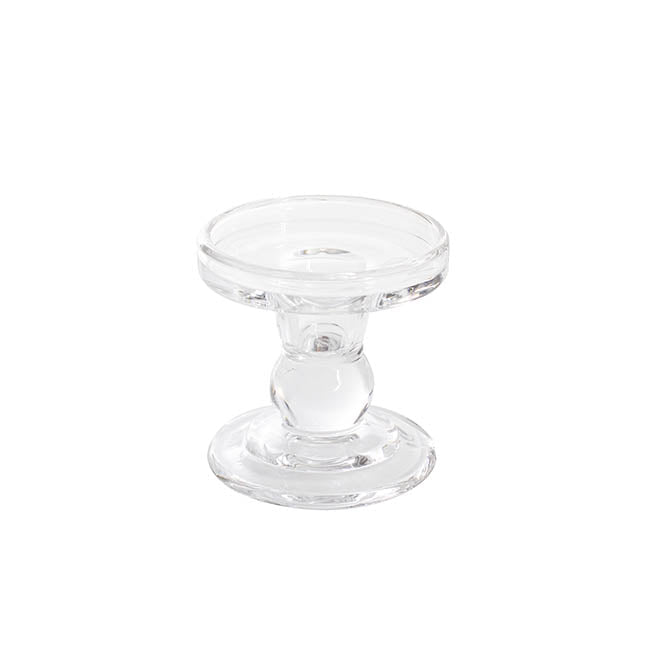 Glass Turned Candle Holder - Suzie Anderson Home
