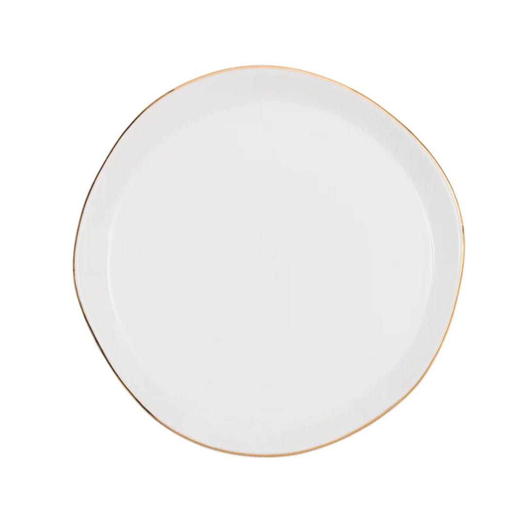 Good Morning 17cm Plate | White (BOWRAL) - Suzie Anderson Home