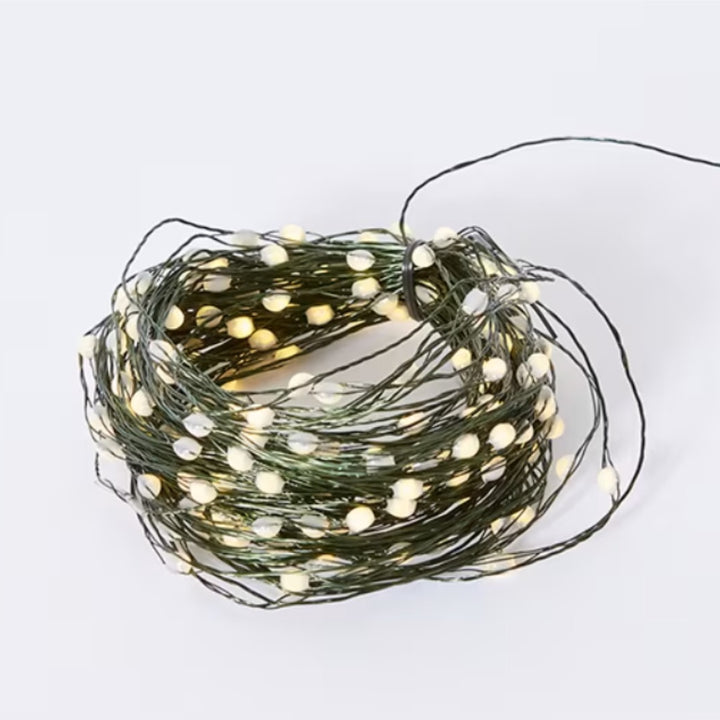 Luminous Outdoor String Light | 20m | Green | Outdoor Adapter
