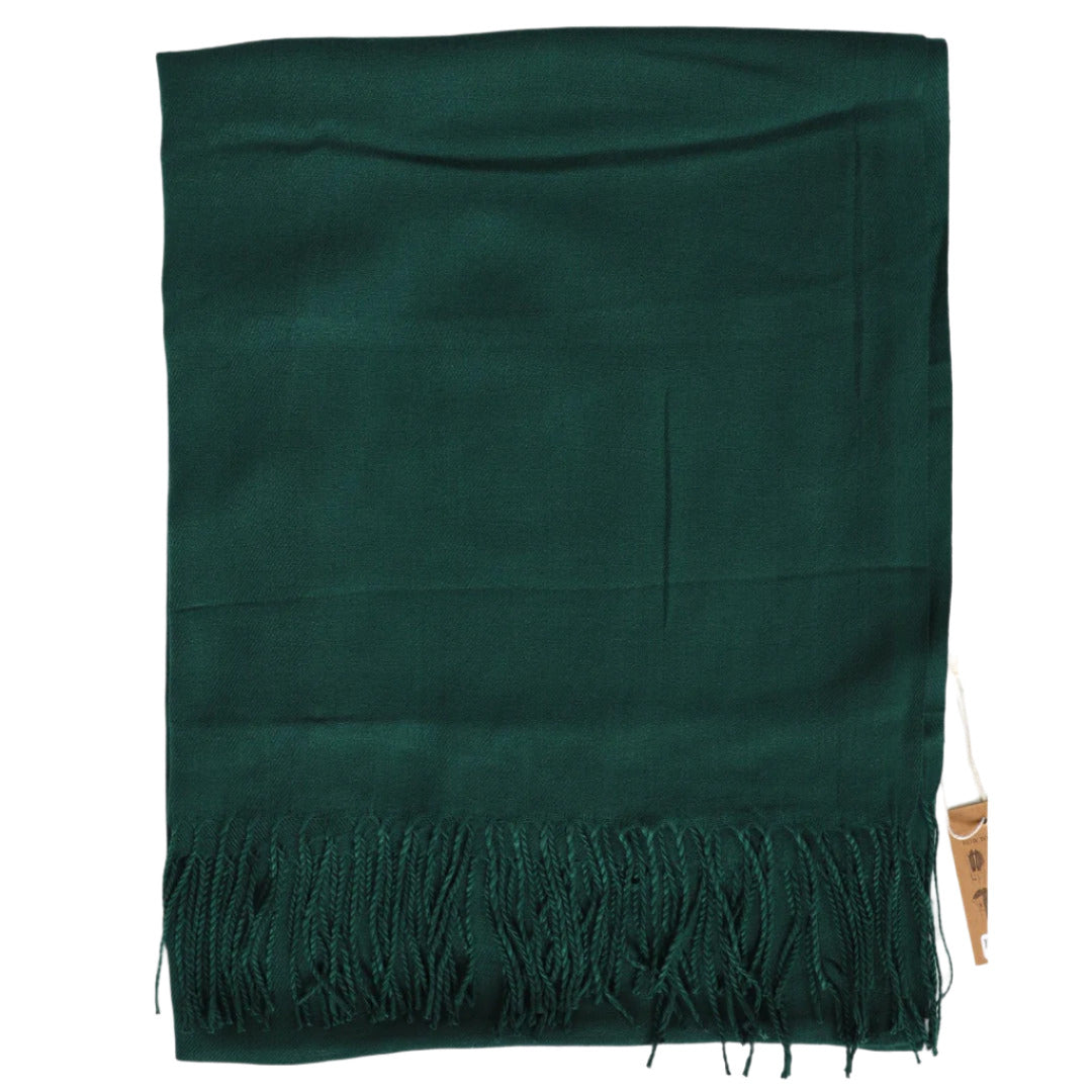 Emerald Tassel Edge Scarf KC0085