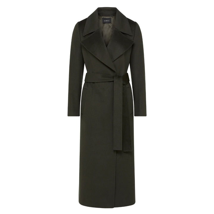 Cable | Evans Wool Coat | Forest Green