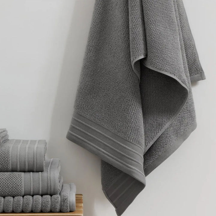 Bemboka Jacquard Bath Towel Grey 70x150cm