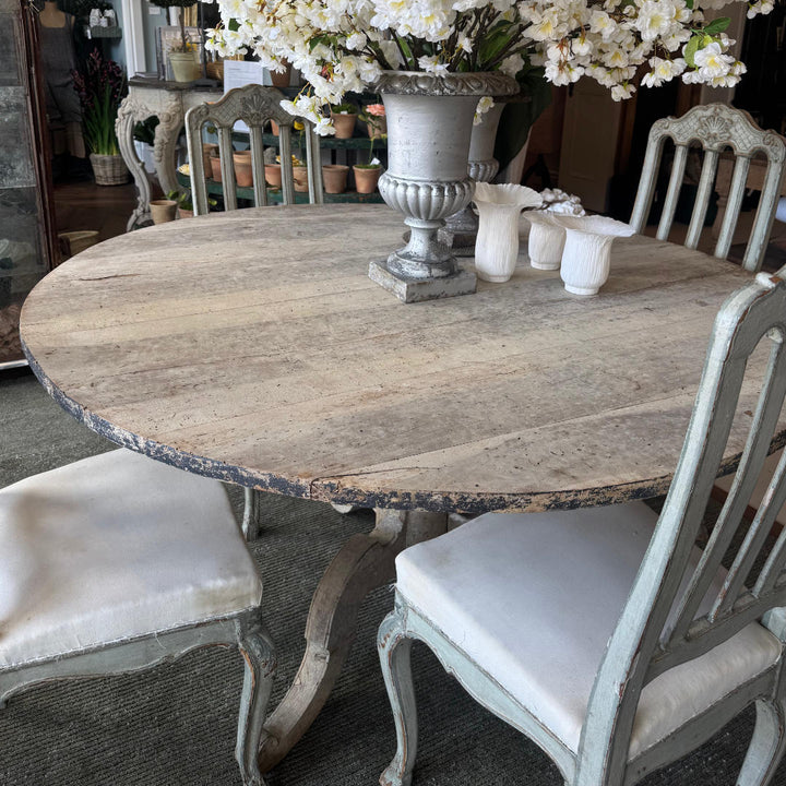 Early 20th Century Italian Distressed/Painted Walnut Table (BOWRAL)