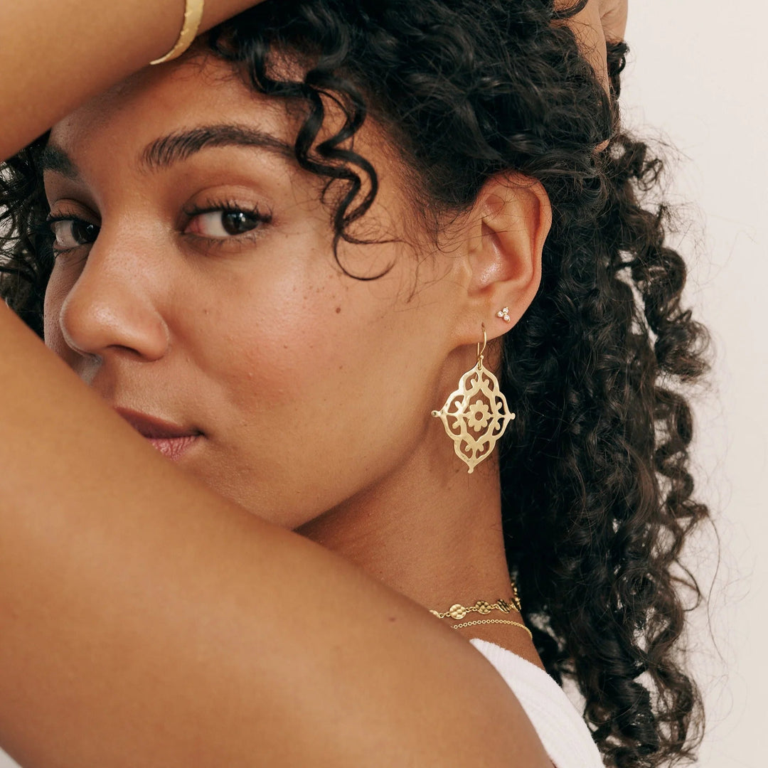 Gypsy Earrings | 18K Gold Plate - Suzie Anderson Home