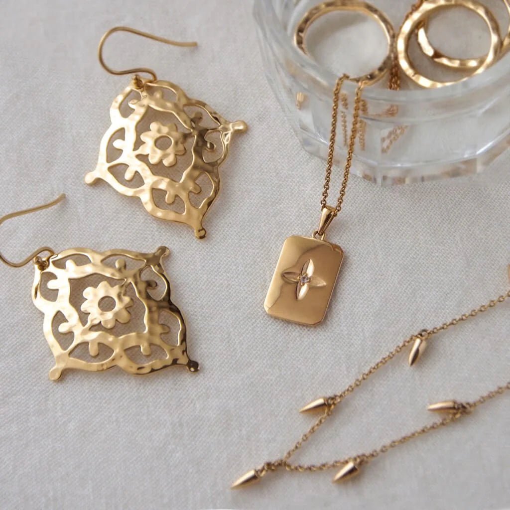 Gypsy Earrings | 18K Gold Plate - Suzie Anderson Home