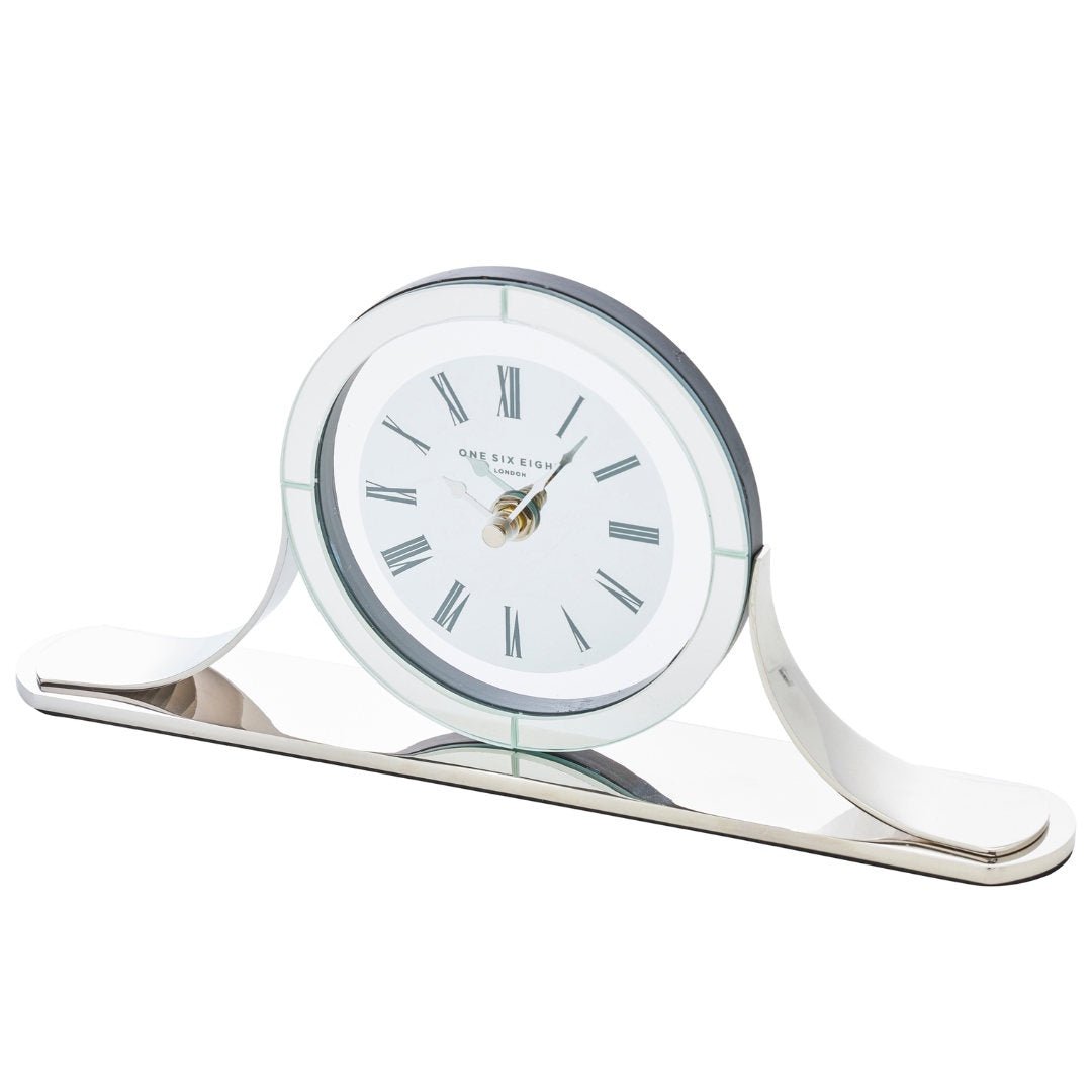 Hampton Glass Mantel Clock - Suzie Anderson Home