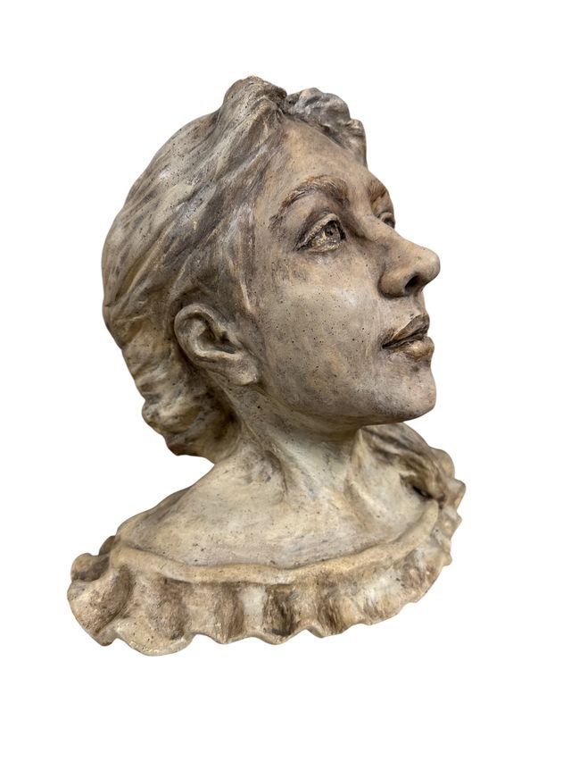 Hand crafted Ceramic Bust Sculpture | 'Angelina's Welcome' by local artist Corinne Dany - Suzie Anderson Home