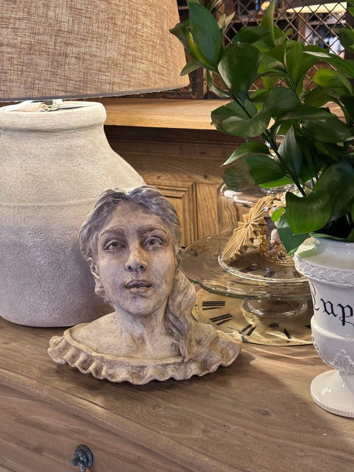 Hand crafted Ceramic Bust Sculpture | 'Angelina's Welcome' by local artist Corinne Dany - Suzie Anderson Home