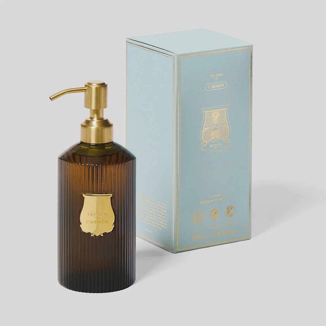 Trudon Carmen Liquid Soap 350ml | Bergamot, Tobacco, Leather