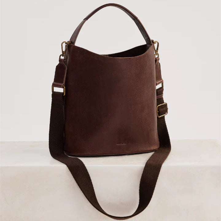 Juju | Carmen Leather Handbag | Chocolate
