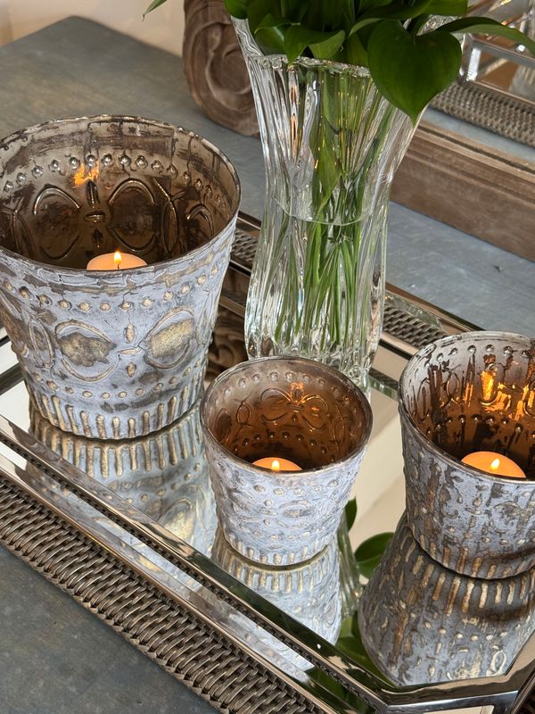 Handel Mercury Glass Votive | Small - Suzie Anderson Home