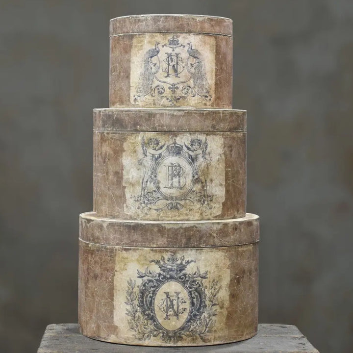Initiale Hat Boxes | SET OF 3