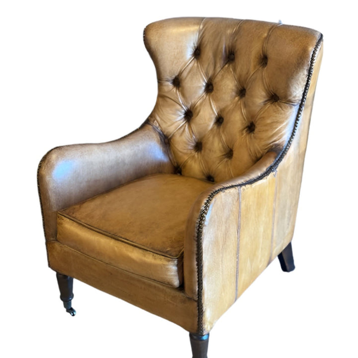 Chateau Leather Arm Chair | Toffee