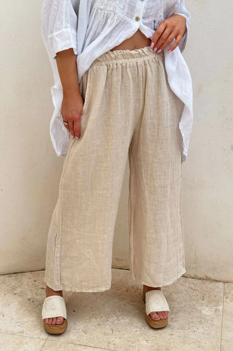Bypias | Havana Linen Pants | Sand