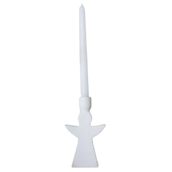 Lucia Angel Candleholder | Ribbed | 17cmH