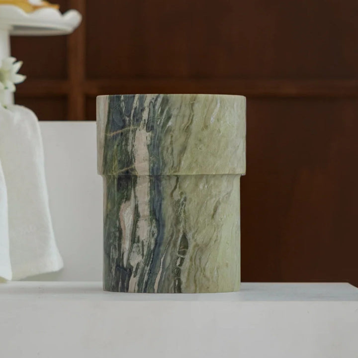 Embracement Large Vessel / Holder | Verde Green Marble