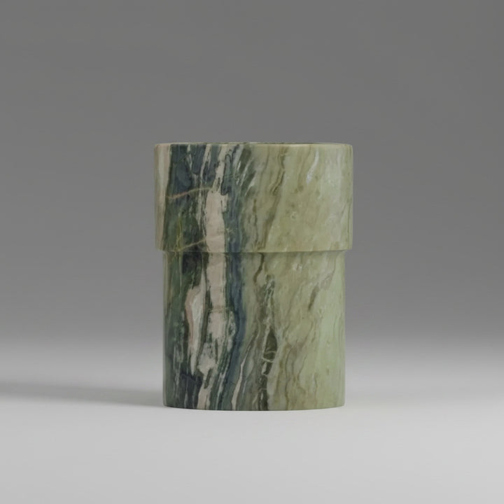 Embracement Large Vessel / Holder | Verde Green Marble